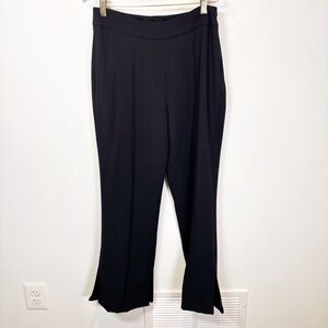 Escada Slit Leg Wool Pants